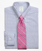 Brooks Brothers Men's Extra Slim Fit Slim-fit Dress Shirt, Non-iron Wide Stripe
