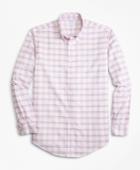 Brooks Brothers Men's Non-iron Regent Fit Grid Check Sport Shirt
