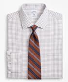 Brooks Brothers Men's Slim Fitted Dress Shirt, Non-iron Framed Windowpane