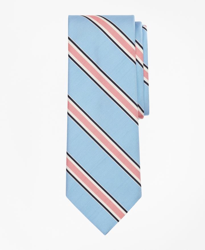 Brooks Brothers Men's Three-color Stripe Tie