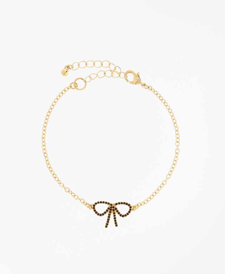 Brooks Brothers Women's Crystal Pave Bow Bracelet