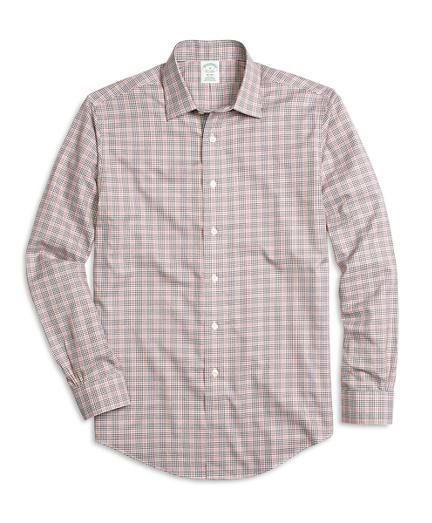 Brooks Brothers Non-iron Milano Fit Glen Plaid Sport Shirt