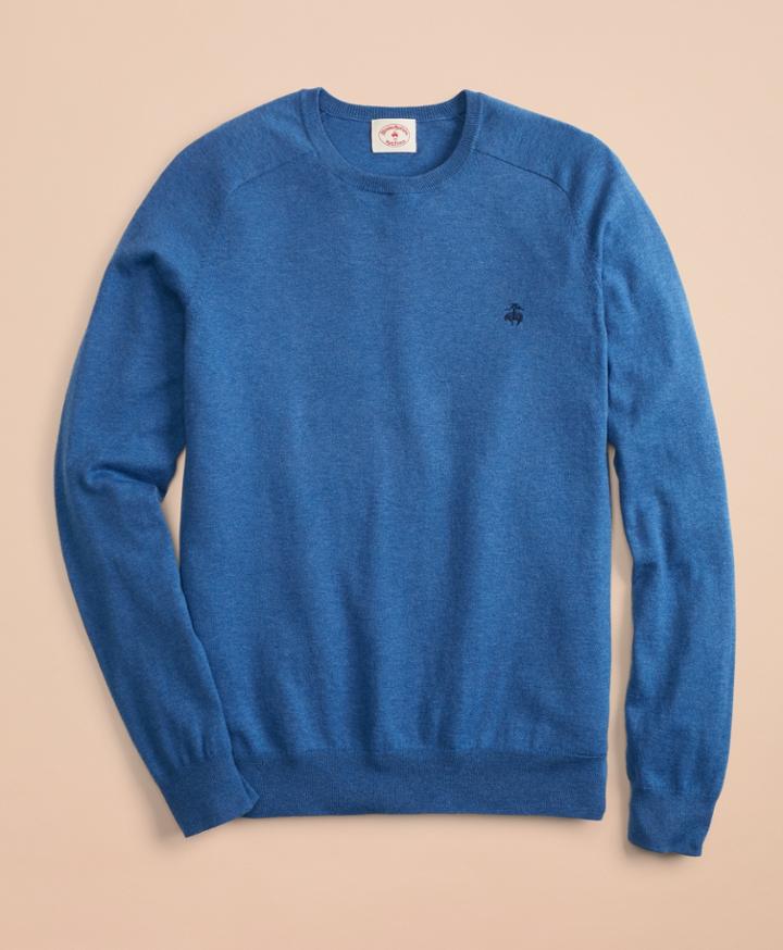Brooks Brothers Men's Cotton-cashmere Crewneck Sweater