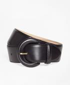 Brooks Brothers Wide Leather Waist Belt