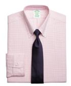 Brooks Brothers Original Polo Button-down Oxford Milano Slim-fit Dress Shirt, Small Windowpane
