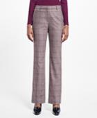 Brooks Brothers Women's Flared Stretch Tweed Dress Pants