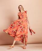 Brooks Brothers Women's Floral-print Cotton Maxi Dress