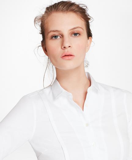 Brooks Brothers Tailored-fit Broadcloth And Dobby Cotton Shirt