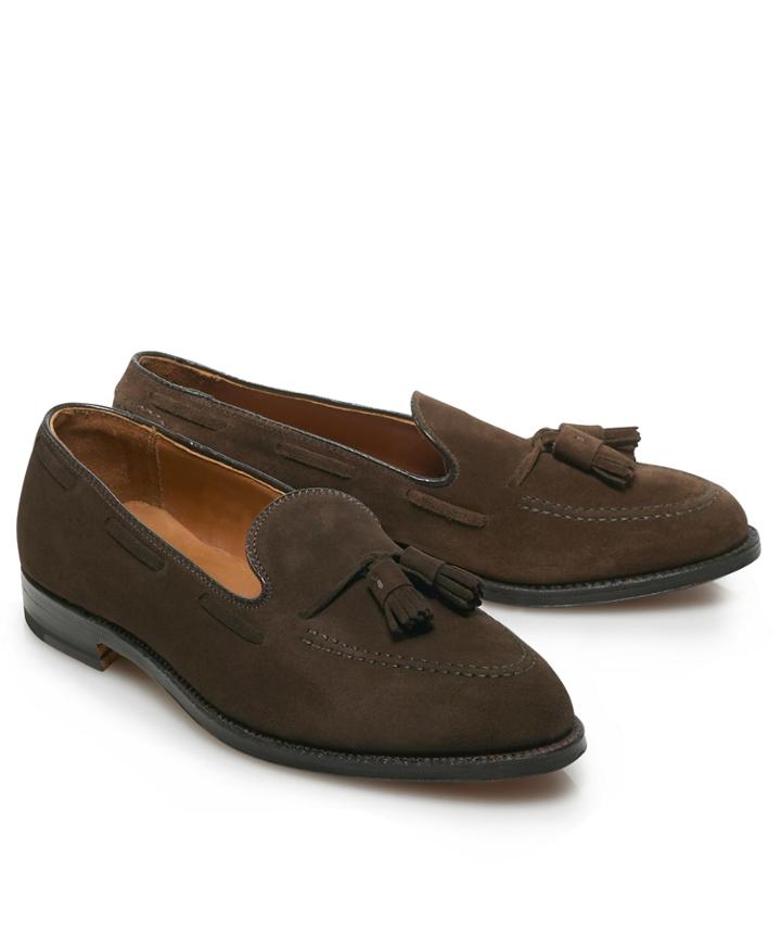 Brooks Brothers Men's Brown Suede Tassel
