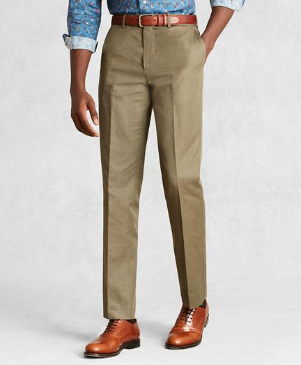 Brooks Brothers Golden Fleece Cotton Linen Chino Trousers