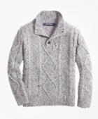 Brooks Brothers Wool Blend Mockneck Sweater