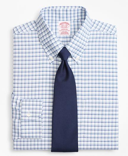 Brooks Brothers Brookscool Madison Classic-fit Dress Shirt, Non-iron Sidewheeler Windowpane