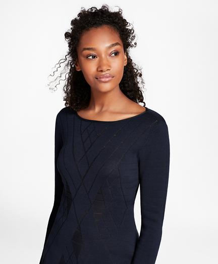 Brooks Brothers Argyle Cotton-blend Sweater