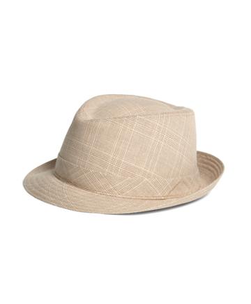 Brooks Brothers Lock & Co. Grey Check Sterling Trilby
