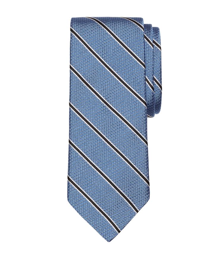 Brooks Brothers Men's Textured Tonal Stripe Tie