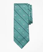 Brooks Brothers Tennis Racket And Stripe Tie