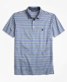 Brooks Brothers Men's Original Fit Stripe Self-collar Polo Shirt