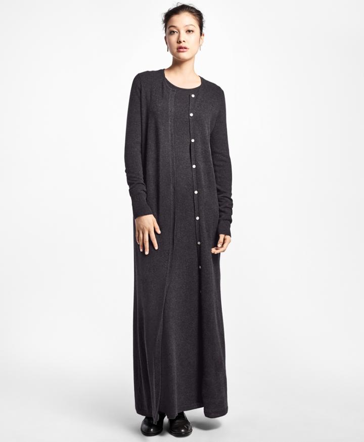 Brooks Brothers Women's Cashmere Full-length Duster Cardigan