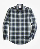 Brooks Brothers Men's Non-iron Madison Fit Dress Gordon Tartan Sport Shirt