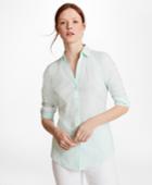 Brooks Brothers Women's Non-iron Tailored-fit Cotton Poplin Shirt
