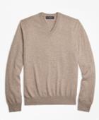 Brooks Brothers Men's V-neck Cashmere Sweater
