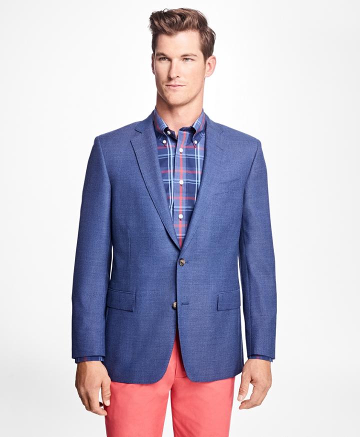 Brooks Brothers Men's Regent Fit Two-button Hopsack Sport Coat
