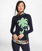 Brooks Brothers Women's Floral Silk-cashmere Sweater