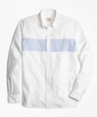 Brooks Brothers Color-block Stripe Oxford Sport Shirt
