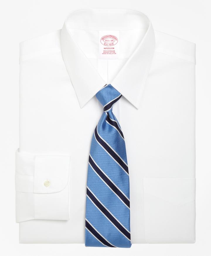 Brooks Brothers Men's Regular Fit Classic-fit Dress Shirt, Forward Point Collar