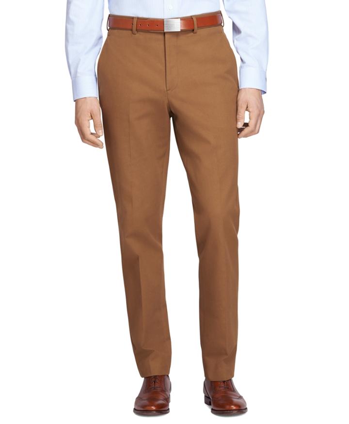Brooks Brothers Men's Own Make Cavalry Twill Trousers