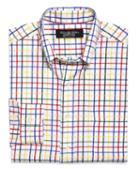 Brooks Brothers Country Club Regular Fit Multi Tattersall Sport Shirt