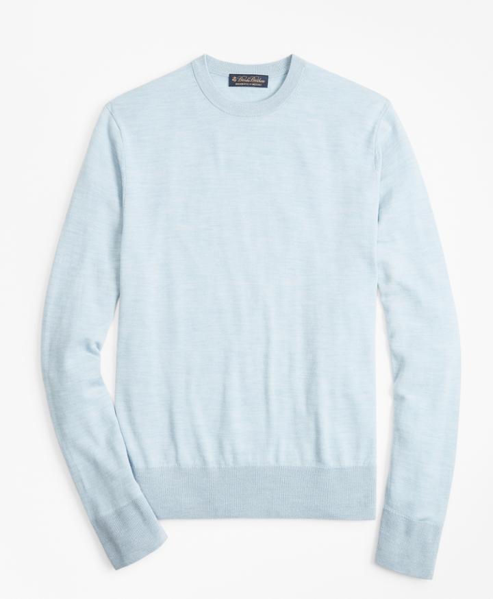 Brooks Brothers Men's Brookstech Merino Wool Crewneck Sweater