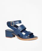 Brooks Brothers Women's Low Ankle-strap Sandal