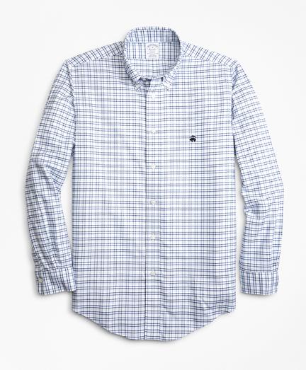 Brooks Brothers Non-iron Regent Fit Track Check Sport Shirt