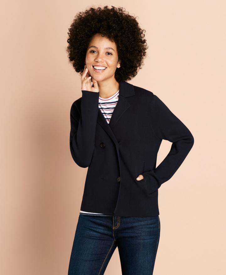 Brooks Brothers Women's Milano-knit Blazer