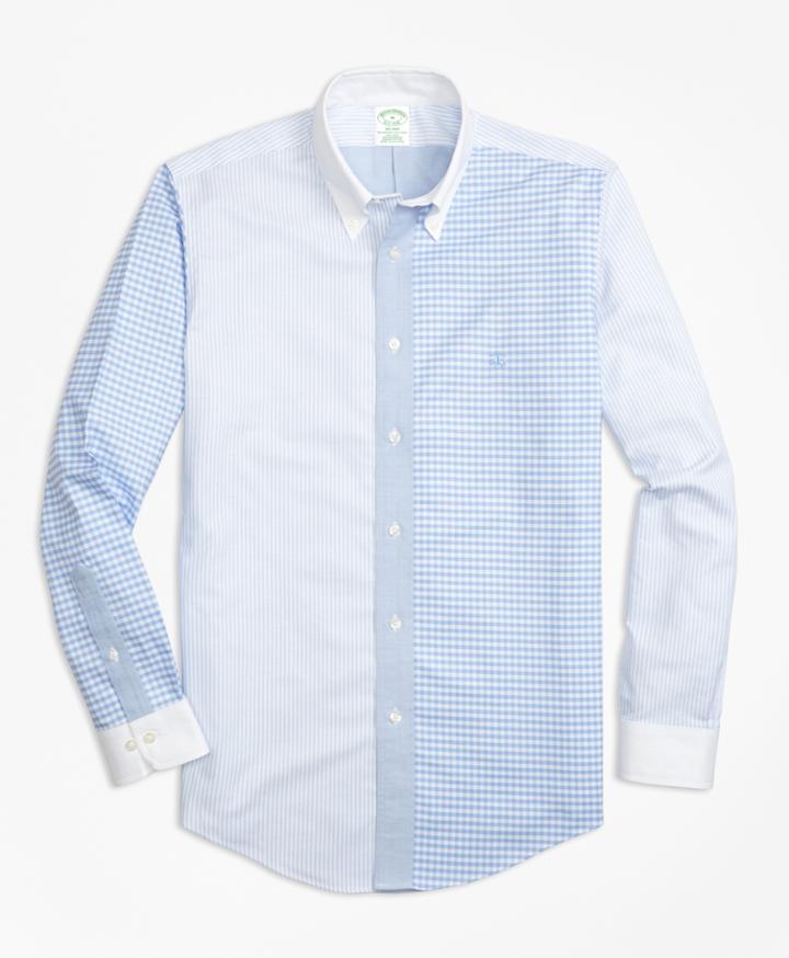 Brooks Brothers Men's Non-iron Milano Fit Fun Sport Shirt