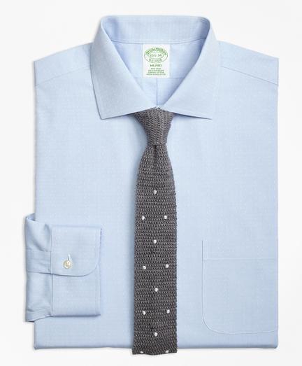 Brooks Brothers Milano Slim-fit Dress Shirt, Non-iron English Collar Dobby