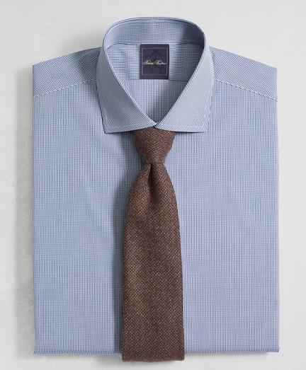 Brooks Brothers Golden Fleece Milano Slim-fit Dress Shirt, English Collar Mini Gingham