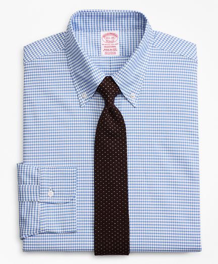 Brooks Brothers Original Polo Button-down Oxford Traditional Relaxed-fit Dress Shirt, Gingham