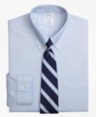 Brooks Brothers Men's Stretch Slim Fitted Dress Shirt, Non-iron Button-down Collar