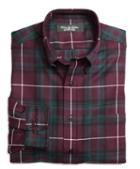 Brooks Brothers Country Club Regular Fit Multiplaid Saxxon Wool Sport Shirt