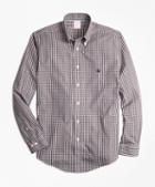 Brooks Brothers Non-iron Madison Fit Heathered Multi-check Sport Shirt