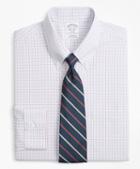 Brooks Brothers Regent Fitted Dress Shirt, Non-iron Triple Overcheck