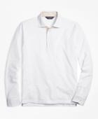 Brooks Brothers Men's Vintage-wash Long-sleeve Polo Shirt