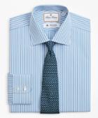 Brooks Brothers Luxury Collection Regent Fitted Dress Shirt, Franklin Spread Collar Pinstripe