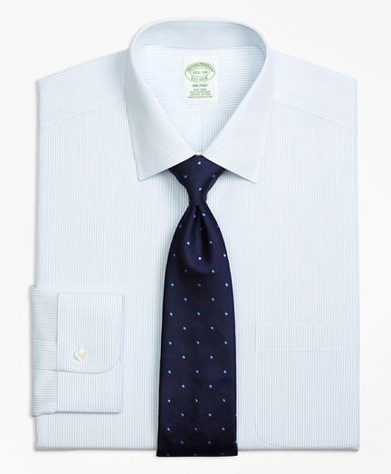 Brooks Brothers Milano Slim-fit Dress Shirt, Non-iron Mini Pinstripe