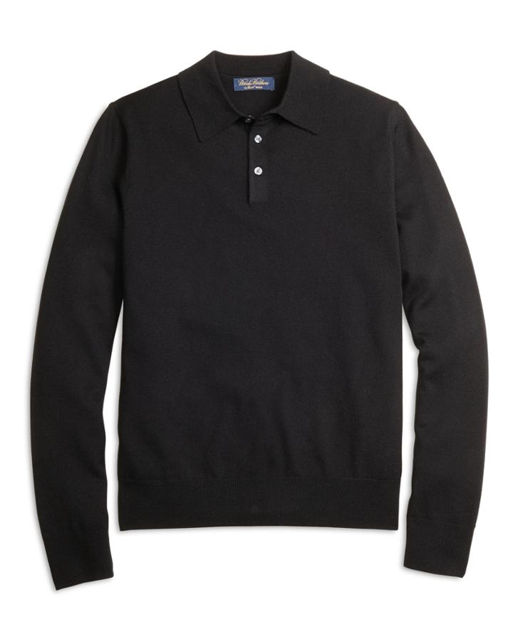 Brooks Brothers Men's Saxxon Wool Polo