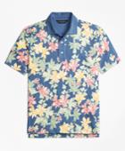 Brooks Brothers Men's Original Fit Interlock Tropical Print Polo Shirt