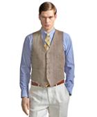 Brooks Brothers The Great Gatsby Collection Light Brown Linen Vest
