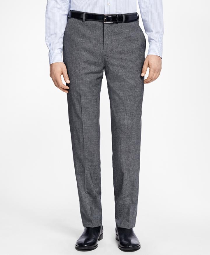 Brooks Brothers Men's Regent Fit Mini Houndstooth Trousers